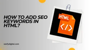 How To Add Seo Keywords In Html