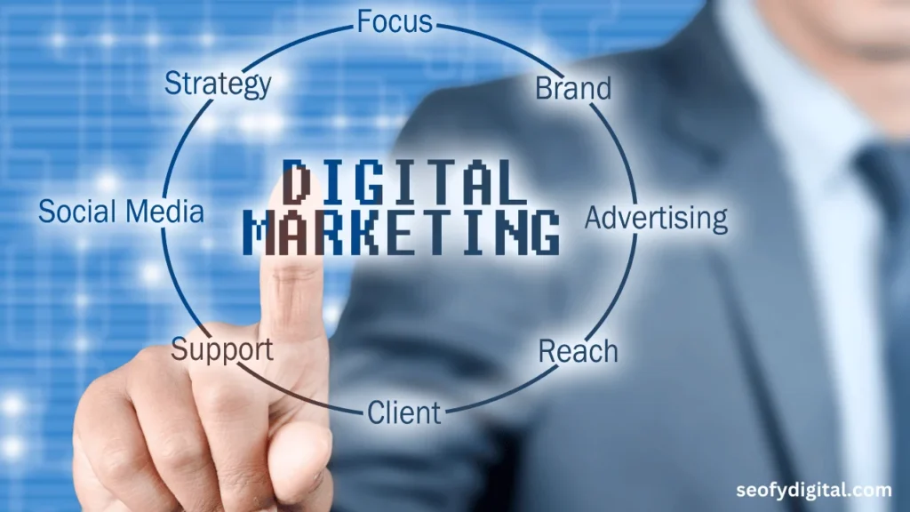 What are three characteristics of digital marketing